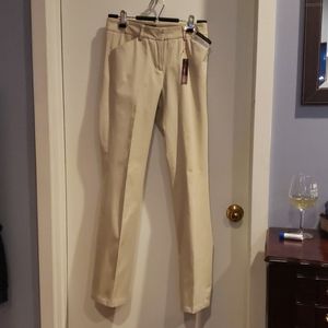 NWT Fabrizio Gianni Wide leg tan colored pants, Size 4